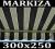MARKIZA MARKIZY 300x250 GREEN +POZIOMICA+LISTWANr1