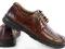 PH SHOES DD 74-2 BROWN MOKASYNY EKO SKORA R 41