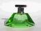 ART DECO zielony FLAKON NA PERFUMY 1920 URANOWY