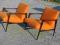 Orange - fotel - lata 60/70- duński design -2 szt