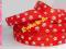 WSTĄŻKA RYPSOWA 15mm CZERWONA W ŁAPKI