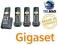 TELEFON Bezprzewodowy Gigaset A220A - 4 słuchawki
