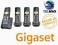 TELEFON Bezprzewodowy Gigaset A220A - 4 słuchawki