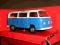 `72 VW VOLKSWAGEN BUS T2 NIEBIESKI WELLY 1:34