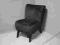 Fotel Czarny Nowy Welur Plusz Sofa Różne Kolory