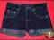 5384-14 ...YD... SZORTY JEANSY PODWIJANE r.146