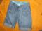 krótkie spodenki dzins 140 stan bdb
