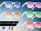 TANIE OKULARY NERDY WAYFARER PRZECIWSŁONECZNE
