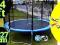 TRAMPOLINA ogrodowa 14FT + SIATKA Drabinka 427cm