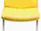Cantilever Krzesło Zgaszony Żółty Skóra Ekol
