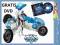 MAX STEEL TURBO MOTOCYKL BOJOWY Wyrzutnia + DVD