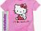 151 bluzka t-shirt Hello Kitty roz 128/134