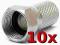 WTYK ZŁĄCZE F 6,8MM USZCZELKA GUMOWA 10 SZTUK 2309