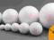 Kula kule bombki styropianowe 60mm