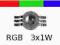 Dioda/diody LED RGB smd 3W (3x1W)