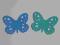 scrapki: ażurowe motyle 25 sztuk, wielkość 5 cm