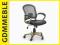FOTEL BIUROWY MARVIN E.SKÓRA / SIATKA KAUCZUK GDM