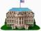 PUZZLE DREWNIANE 3D PRZESTRZENNE BIAŁY DOM USA