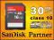 16GB SANDISK SD SDHC ULTRA HD 30MB/S CLASS 10 FV