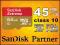 64GB 45MB/s SanDisk EXTREME MICRO SDXC CLASS10 +AD