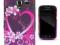 Moozy różowe serce TPU etui - Samsung Galaxy ACE 2