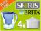DZBANEK FILTR BRITA MARELLA nieb. +4 WKŁADY MAXTRA