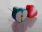 kolczyki sztyfty 'Jabłuszka' rękodzieło handmade