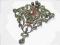 Wisior XIX w. złoto brylanty 1,5ct rubiny 1,2ct