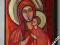 Matka Boża MADONNA IKONA AUTORSKA Ślub chrzest