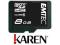 Micro Secure Digital (microSDHC) 8GB Emtec