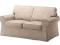 Sofa dwuosobowa EKTORP beżowa Ikea