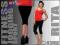 Leginsy capri 3/4 fitness sport GWINNER RITA roz S