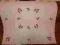 ŚLICZNY HAFTOWANY OBRUS-POZIOMKI