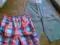 2 PARY ADIDAS i NEXT spodnie spodenki NOWE 140
