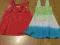 Dwie fajne letnie sukienki 86-92