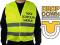 Kamizelka Odblaskowa z TWOIM dowolnym nadrukiem !