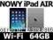 iPad AIR Wi-Fi 64GB nowyFOLIA wys0 w24 -GW SZAROŚĆ