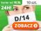 Koperty z folią bąbelkową D14 14D 10szt. JAKOŚĆ!