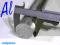 WAŁEK ALUMINIOWY PRĘT ALUMINIUM fi 40mm dł. 200mm
