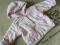 Dwustronna bluza kurtka różowa paski 6-9 msc 72 cm
