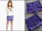 H&amp;M__SPODENKI SZORTY fiolet lilia___146 cm