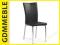 WYGODNE KRZESŁO METALOWE K113 CZARNE OD RĘKI