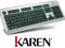Klawiatura A4-TECH LCD-720 (EVO Slim Sun) USB
