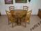 KOMPLET DĘBOWY STÓŁ I KRZESŁA 4 SZT ,DĄB