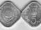 INDIA 5 PAISE 1979 r. RARYTAS UNC ALUMINIUM (11AV/