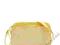 ZARA ŻÓŁTO-BIAŁA TOREBKA KOPERTÓWKA Z KASKIEM HIT