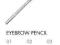 kredka do brwi PUPA 03  z grzebyczkiem NOWA