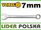 KLUCZ PŁASKO OCZKOWY 7mm CrV 51672 VOREL