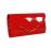 Czerwona lakierowana torebka kopertówka id:1997