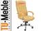 Oryginalny fotel biurowy ORION STEEL ~SKÓRZANY~